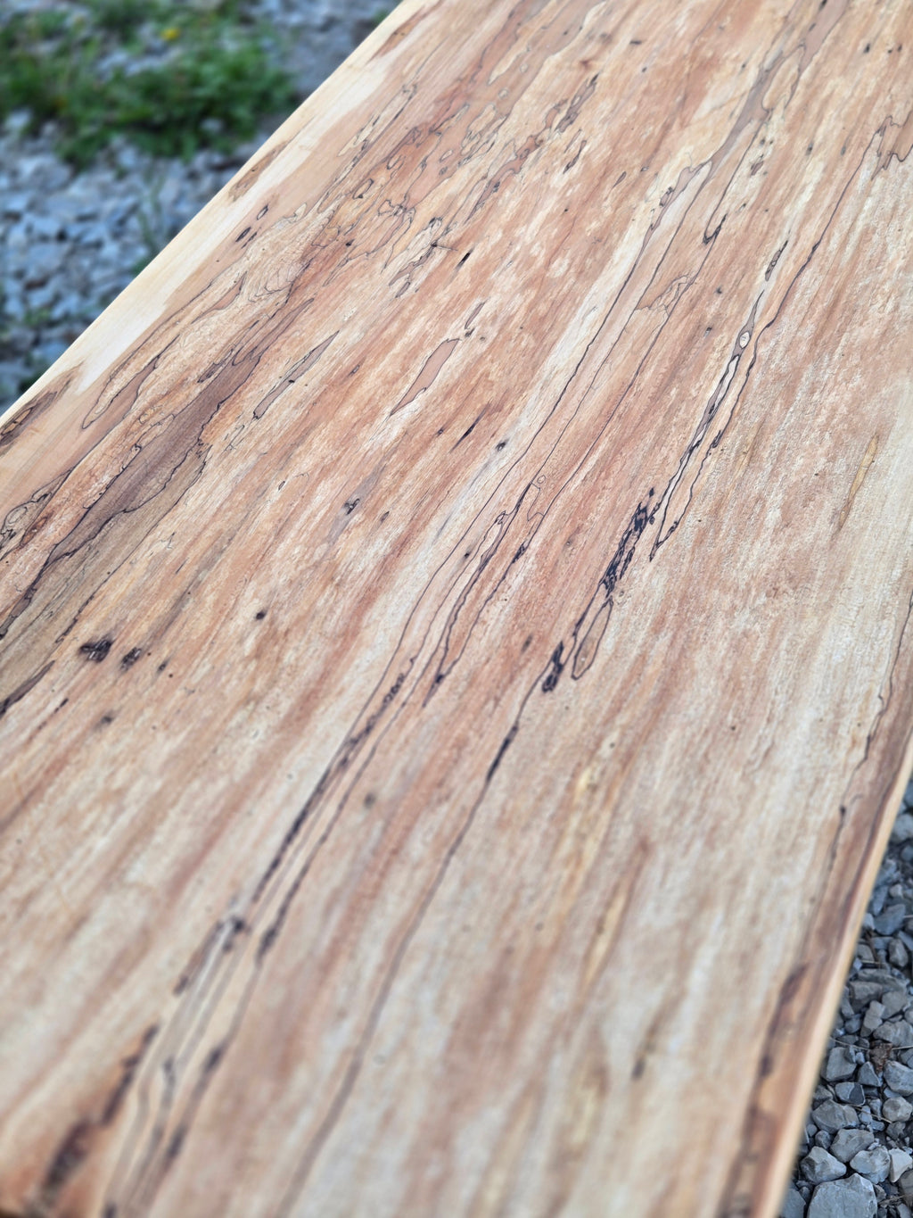 Live Edge Coffee Table - Spalted Ambrosia Maple
