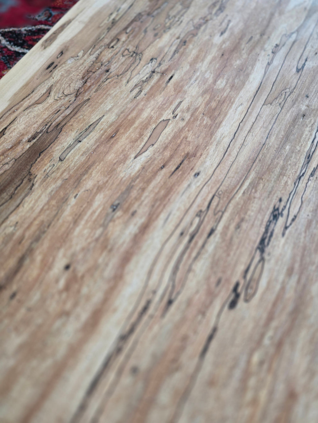 Live Edge Coffee Table - Spalted Ambrosia Maple